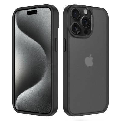 For iPhone 15 Plus METKASE Exquisite Tough Shockproof Hybrid in Slide-Out Package - Black/Grey
