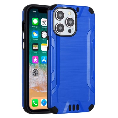 For iPhone 15 Plus METKASE Rank Tough Strong Modern Fused Hybrid in Slide-Out Package - Blue