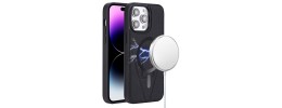 For iPhone 15 Plus METKASE Victory Stand [Magnetic Ring] Premium Hybrid Case - Black