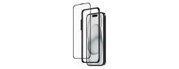 For iPhone 15 Plus Premium Clear Full Glue Glass Tempered