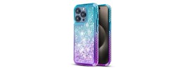 For iPhone 15 Plus Rhombus Bling Glitter Diamond Case Cover - Green