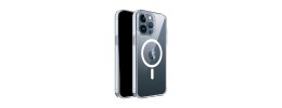For iPhone 15 Plus TRUE Transparent [Magnetic Circle] Shockproof Hybrid - Clear