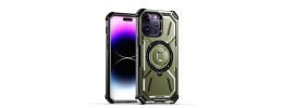 For iPhone 15 Premium Circle [Magnetic Circle] KickKickstand - Light Green