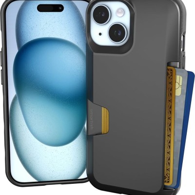 For iPhone 15 Pro Design Wallet ID Credit Card Money Holder with Magnetic Metal Closure including Lanyard - Dreams Come True