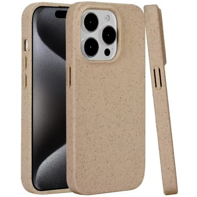 For iPhone 15 Pro METKASE Bio-Degradable [WHEAT FIBER MATERIAL] Design Case - Original