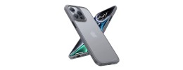 For iPhone 15 Pro METKASE Rank Tough Strong Modern Fused Hybrid in Slide-Out Package - Grey