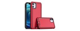 For iPhone 15 Pro METKASE Rank Tough Strong Modern Fused Hybrid in Slide-Out Package - Red