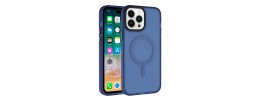 For iPhone 15 Pro [Magnetic Circle] ShockProof 4-Time Injection Strong Hybrid - Blue