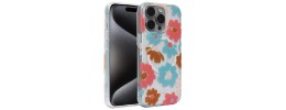 For iPhone 15 Pro Max / Ultra METKASE Iridescent Spots [Magnetic Circle] Hybrid - Blue+iridescent Spots
