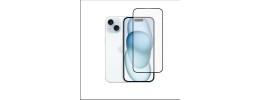 For iPhone 15 Pro Premium Clear Full Glue Glass Tempered