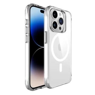 For iPhone 15 Pro Sturdy Ultra Thick 3mm Transparent Hybrid Case Cover - Clear