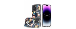 For iPhone 15 Pro Thick Hybrid Design Cover Case - B