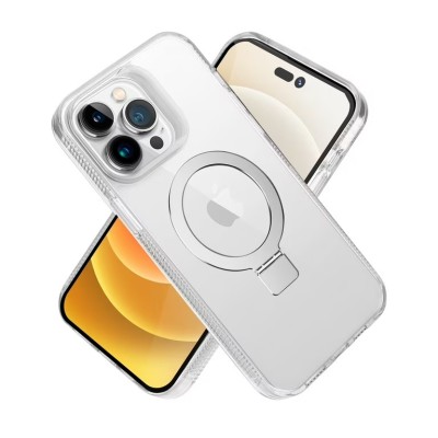 For iPhone 15 ProPremium Transparent Thick 2.0mm PC TPU Hybrid - Clear