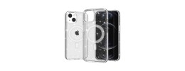 For iPhone 15 Sturdy Ultra Thick 3mm Transparent Hybrid Case Cover - Clear