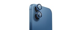 For iPhone 16 6.1 inch Ultimate U Design Hybrid with Camera Window Covering - Dark Blue