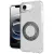 For iPhone 16E (E edition) / SE4 (2025) Complete Magnetic Metal  Ring Stand Camera Protection Hybrid - Grey