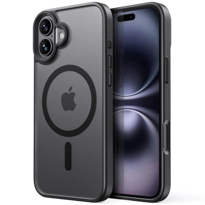 For iPhone 16 Plus 6.7 inch Shimmer Glitter Floral Design Thick TPU Case Cover - Black