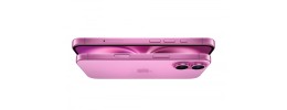 For iPhone 16 Plus 6.7 inch Ultimate U Design Hybrid with Camera Window Covering - Pink+Burgundy