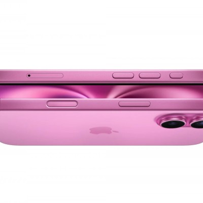For iPhone 16 Plus 6.7 inch Ultimate U Design Hybrid with Camera Window Covering - Pink+Burgundy