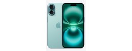 For iPhone 16 Pro 6.3 inch Hoop Kickstand [Magnetic Circle] HD Transparent Chrome Hybrid - Sky Blue