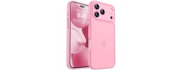 For iPhone 16 Pro Max 6.9 inch Acrylic Tough 2.5mm Transparent ShockProof Hybrid Case Cover - Hot Pink