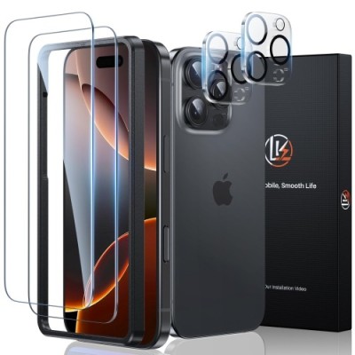 For iPhone 16 Pro Max 6.9 inch Camera Clear Tempered Glass(2.5D)