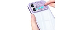 For iPhone 16 Pro Max 6.9 inch Fusion Transparent Clear Hybrid Case Cover - Purple