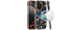 For iPhone 16 Pro Max 6.9 inch Magnetic Space UV Design Case - Roses