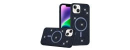 For iPhone 16 Pro Max 6.9 inch Party Diamond Bumper Bling Hybrid Case Cover - Blue