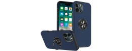 For iPhone 16 Pro Max 6.9 inch Sturdy Bracket Kickstand Magnetic Hybrid - Blue