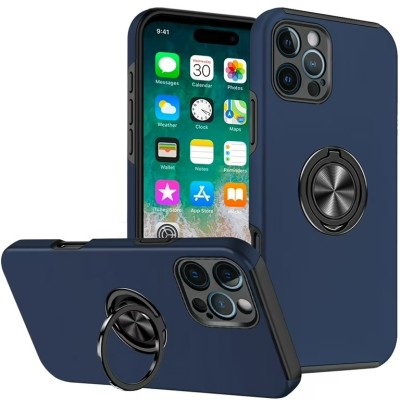 For iPhone 16 Pro Max 6.9 inch Sturdy Bracket Kickstand Magnetic Hybrid - Blue