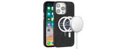 For iPhone 16 Pro Max 6.9 inch Ultimate Quality PU Leather Hybrid Case Cover - Black