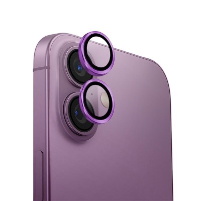 For iPhone 16 Pro Max 6.9 inch Ultimate U Design Hybrid with Camera Window Covering - Purple