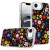 For iPhone 16E (E edition) / SE4 (2025) Beautiful Diamond Metallic  Design Metal Chrome Edged Hybrid - Black