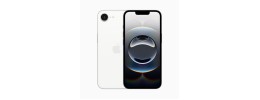 For iPhone 16E (E edition) / SE4 (2025) Diamond [Magnetic Circle]  with CD Pattern Hybrid - White