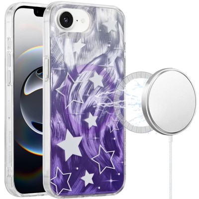 For iPhone 16E (E edition) / SE4 (2025) Double Layer Design IMD TPU Case - M