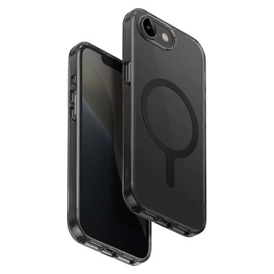 For iPhone 16E (E edition) / SE4 (2025) Ultimate U Design Hybrid with Camera Window Covering - Black