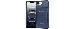 For iPhone 16E (E edition) / SE4 (2025) Ultimate U Design Hybrid with Camera Window Covering - Dark Blue