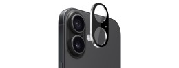 For iPhone 16E / SE4 Camera Lens Black Edge Tempered(2.5D)
