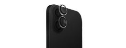 For iPhone 16E / SE4 Complete Protection HQ Hybrid with Metal Tempered Camera Glass - Black