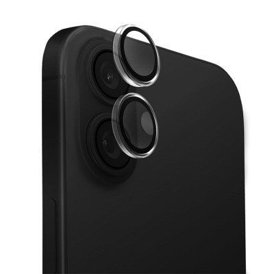 For iPhone 16E / SE4 Complete Protection HQ Hybrid with Metal Tempered Camera Glass - Black