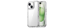 For iPhone 16E / SE4 Shockproof Transparent Thick TPU Case Cover - Clear