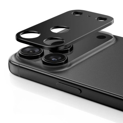 For iPhone 17 Air Camera Lens Colored Edge Tempered(2.5D)  Black