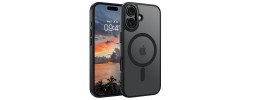 For iPhone 17 Air Classy Slick Chromed Around Hybrid Case Cover  Black
