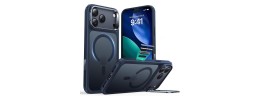 For iPhone 17 Air Classy Slick Chromed Around Hybrid Case Cover  Dark Blue