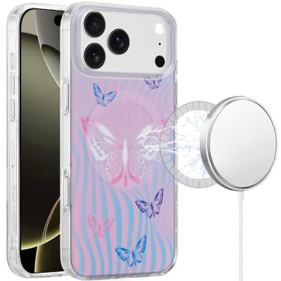 For iPhone 17 Air Double Layer Design IMD TPU Case - B