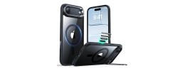 For iPhone 17 Air MagSonic Camera Bracket Stand Magnetic Ring  Circle Hybrid - Black