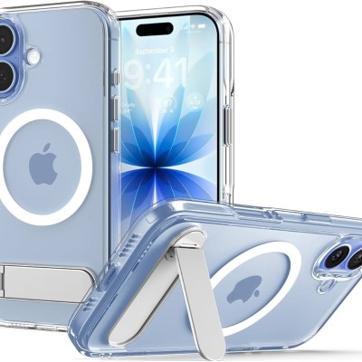 For iPhone 17 Air Sturdy Bracket Kickstand Magnetic Hybrid - Blue