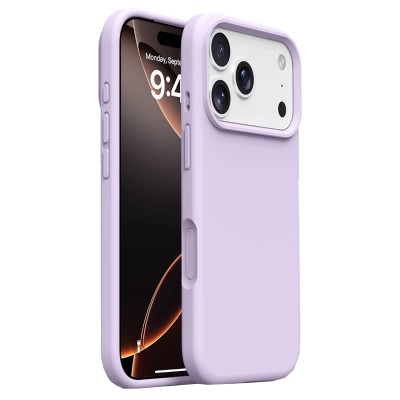 For iPhone 17 Beautiful Diamond Metallic Design Metal Chrome  Edged Hybrid - Purple