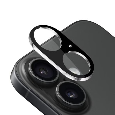 For iPhone 17 Camera Lens Black Edge Tempered(2.5D)